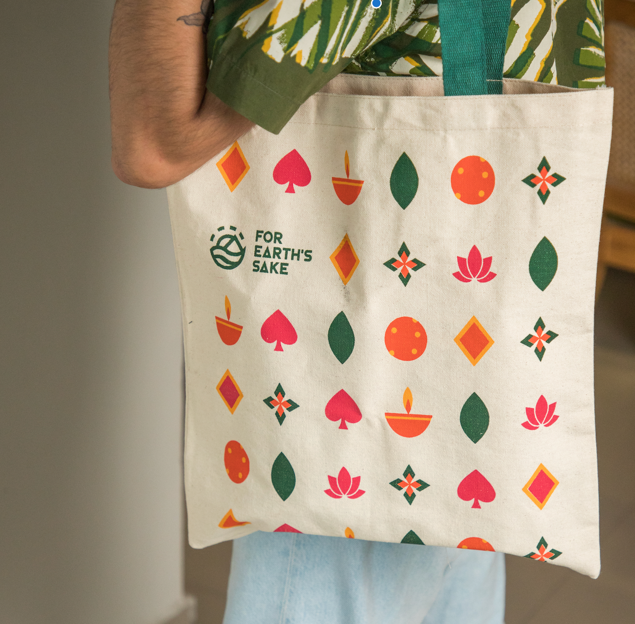 Buy canvas tote bag online For Earth s Sake For Earth s Sake