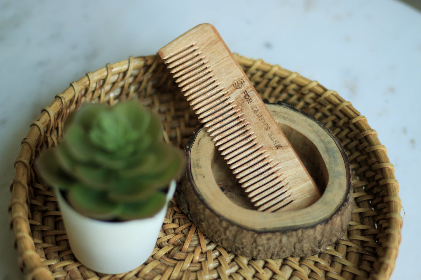 Pocket Neem-Wood Comb