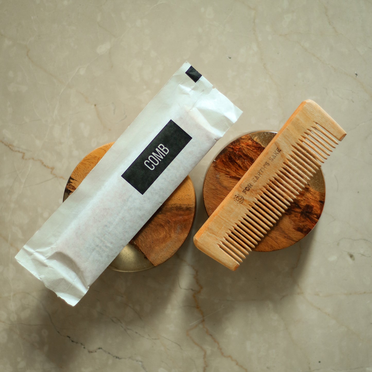 Pocket Neem-Wood Comb